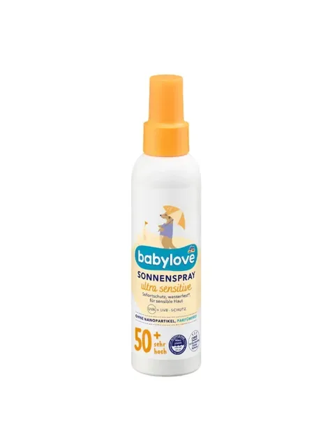 Дитячий сонцезахисний спрей SPF50+ Sonnenspray Baby Ultra Sensitive 150 мл, від DM (Німеччина) BabyLove (363052939)