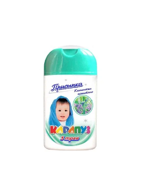 Присипка дитяча 5 трав 50г ТМ КАРАПУЗ Карапуз (303632466)