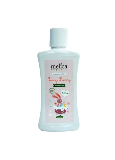 Дитяча піна для ванни від зайчика 300 мл (4770416003303) Melica Organic (411268919)