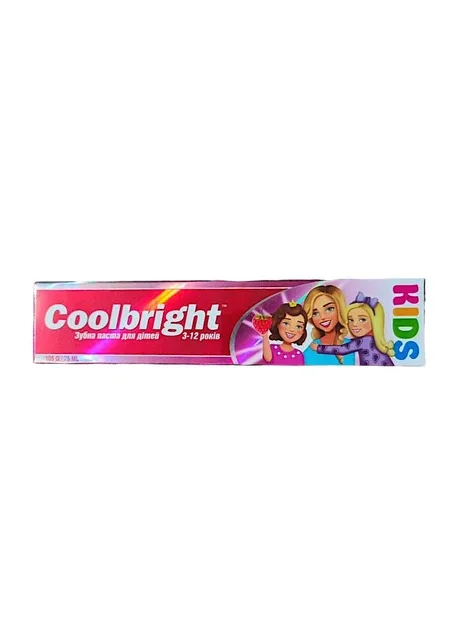 Зубна паста дитяча Kids Girls 105 г. 8206-7185 Coolbright (381102439)