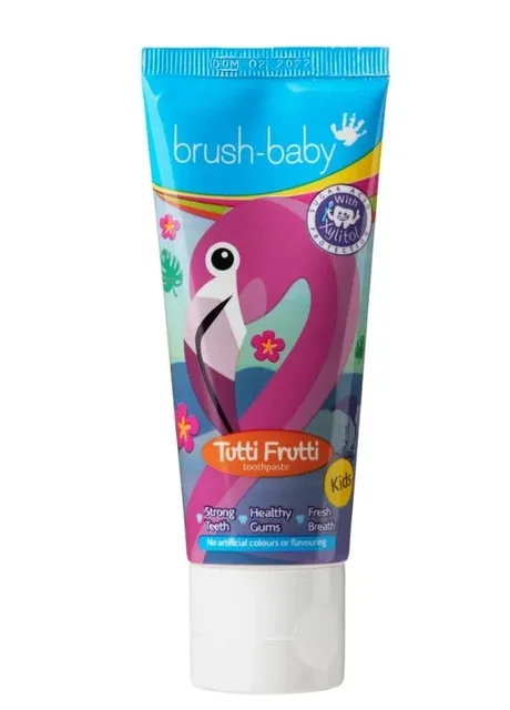 TuttiFrutti зубна паста, фламінго 3+ років, 50 мл Brush-Baby (297925718)