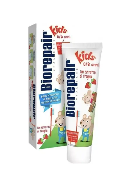 Зубна паста дитяча, полуниця, 50 мл Biorepair Kids (384513842)