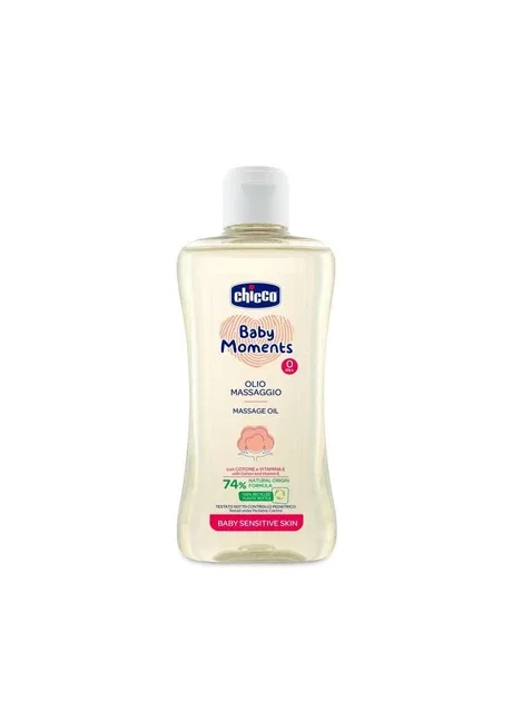 Chicco Baby Moments Sensitive масажна олія 200 мл