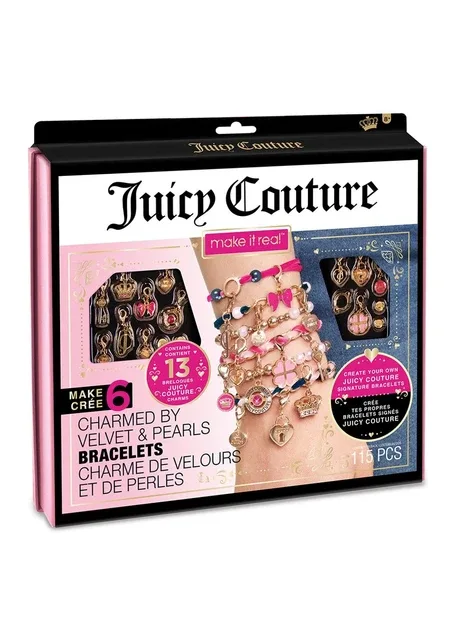 Juicy Couture: Набір для творчості «Браслети прикрашені оксамитами та перлинами» Make it Real (331296656)