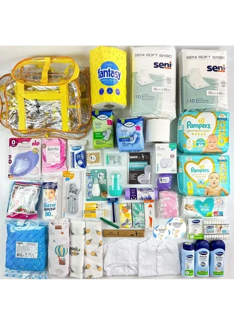 Сумка в пологовий будинок Premium 2в1 (48 одиниць) - Унісекс Mommy Bag (277372131)