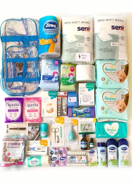 Сумка в пологовий будинок Максі 2в1 (38 одиниць) - Для хлопчика Mommy Bag (277372136)