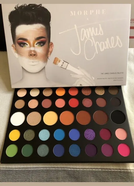 Палетка тіней X The James Charles Eyeshadow Palette 39 цветов Morphe (280265935)