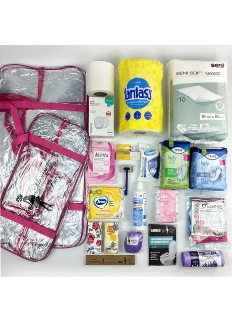 Сумка готова до пологового будинку для мами (22 одиниці) Mommy Bag (280941969)
