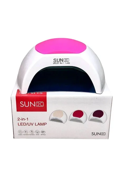 Лампа для манікюру 2C LED+UV 48 Ватт. з дисплеєм, таймер 10, 30, 60 та 90 сек) Sun (323159361)
