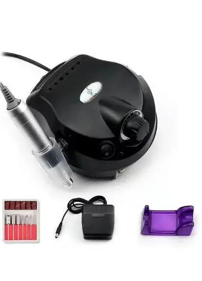 Фрезер для манікюру Bee Nails BN-202C (чорний), 45000 об/хв, 65 Вт без педалі No Brand (301125827)