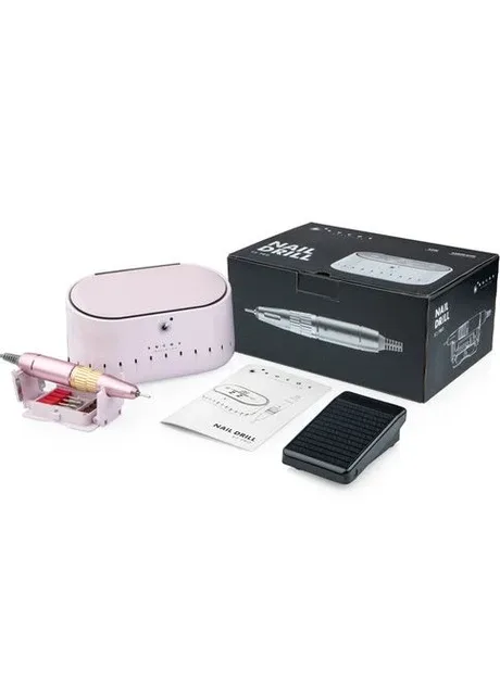Фрезер для манікюру Nail Drill X3 PRO LIGHT PINK 65 Вт і 35 000 об./хв. BUCOS (376993668)