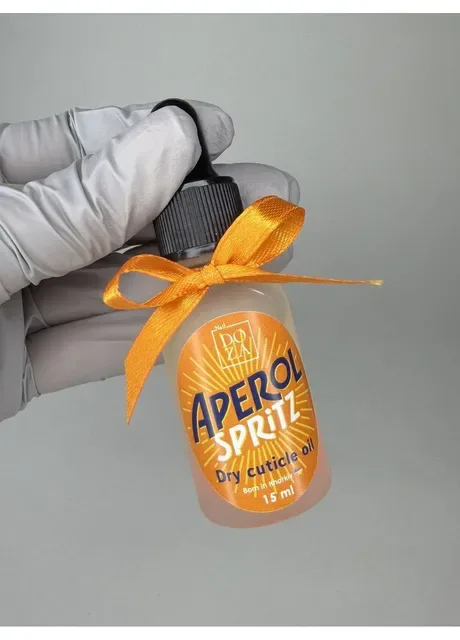 Суха олія для кутикули Aperol Spritz 15 мл (Аромат Aperol Spritz) Nail Doza (391581396)