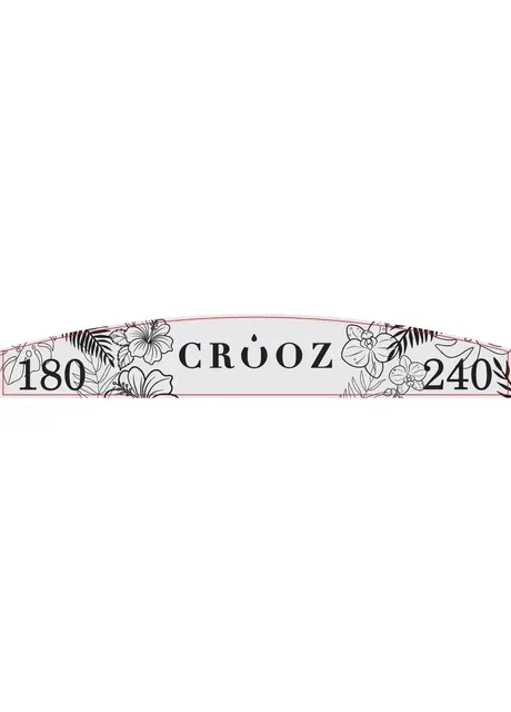 Пилка для нігтів мінеральна Півмісяць 180/240 Crooz (377167175)