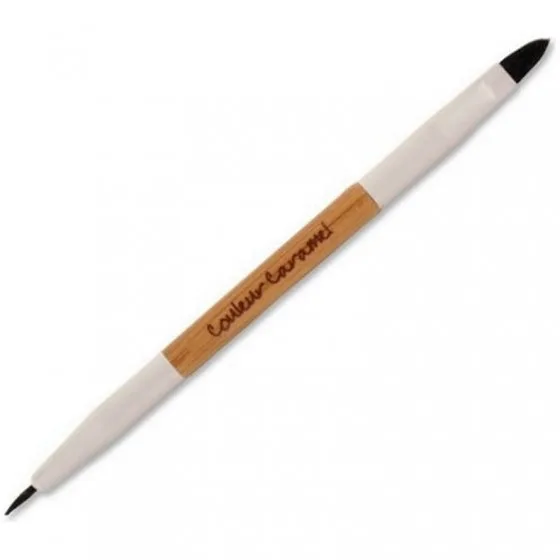 Couleur Caramel Brush - Подвійний пензель для очей і губ №18