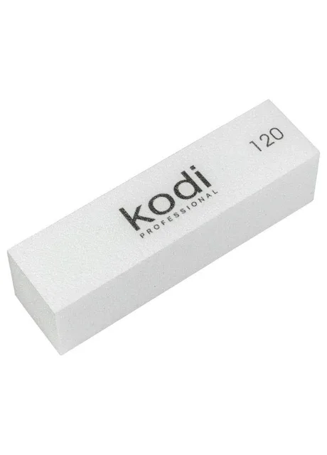 Баф-брусок для нігтів №174 120/120 білий Kodi Professional (399419730)