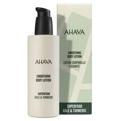 Пом'якшуючий лосьйон для тіла "Браунколь і куркума" Ahava Smoothing Body Lotion Superfood Kale & Turmeric