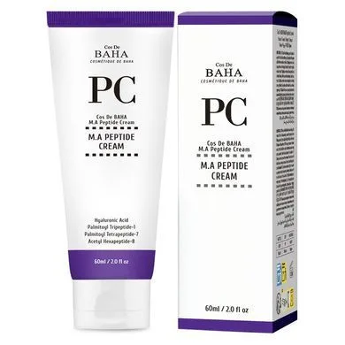 Пептидний крем проти зморшок з матриксилом та аргіреліном - Cos De Baha PC M.A. Peptide Cream, 60 мл