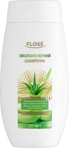 Зволожуючий шампунь для сухого та дуже сухого волосся Flose Aloe Vera