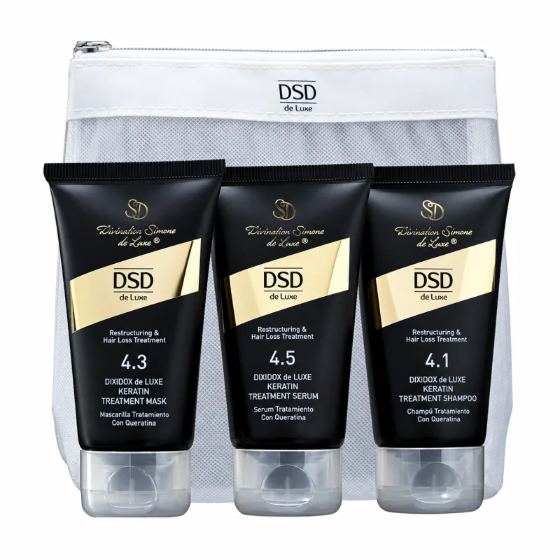 Набір для волосся DSD de Luxe Travel Kit (шампунь 4.1, 50 мл + маска 4.3, 50 мл + сироватка 4.5, 50 мл)