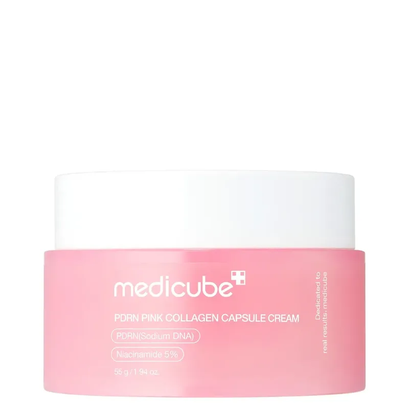 Medicube PDRN Pink Collagen Capsule Cream — Капсульний крем з ПДРН, пептидами та колагеном
