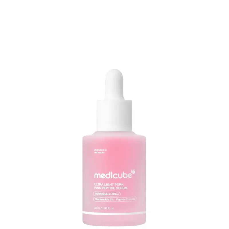 Medicube Ultra Light PDRN Pink Peptide Serum — Легка зволожуюча сироватка з ПДРН та пептидами