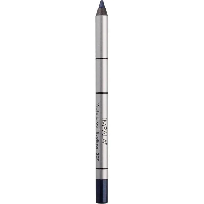 Олівець для очей водостійкий на бджолиному воску Impala Waterproof Eyeliner 307 Чорно-синій (26361)