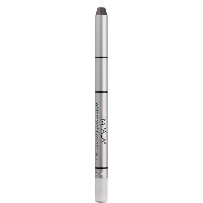 Олівець для очей водостійкий на бджолиному воску Impala Waterproof Eyeliner 320 Сніжно-білий (495)