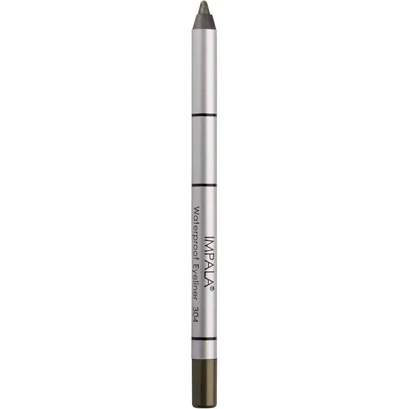 Олівець для очей водостійкий на бджолиному воску Impala Waterproof Eyeliner 304 Оливковий (479)