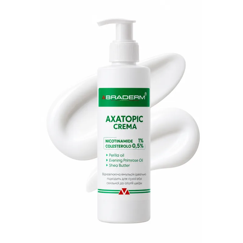 Зволожувальна емульсія BRADERM Axatopic Cream, 250 мл