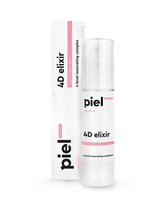 Відновлювальний комплекс для надчутливої шкіри унісекс 4D Elixir DNA of Youth: PIEL COSMETICS 30 мл