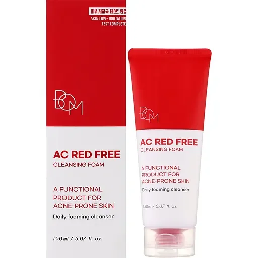 Пінка для вмивання з колоїдною сіркою та саліциловою кислотою Beauty of Majesty AC Red Free Cleansing Foam 150 мл