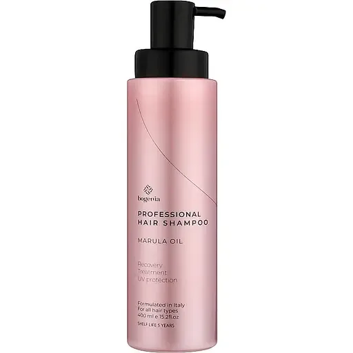 Професійний зволожувальний шампунь Bogenia Professional Hair Shampoo Marula Oil 400 мл