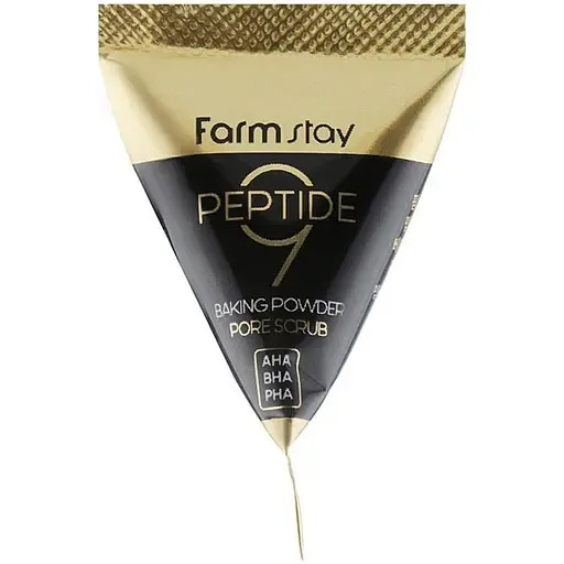 Очищаючий скраб FarmStay Peptide 9 Baking Powder Pore Scrub з пептидним комплексом 7 г