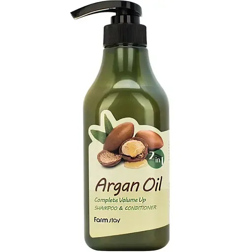 Шампунь-кондиціонер FarmStay Argan Oil Complete Volume Up Shampoo & Conditioner з аргановою олією 500 мл