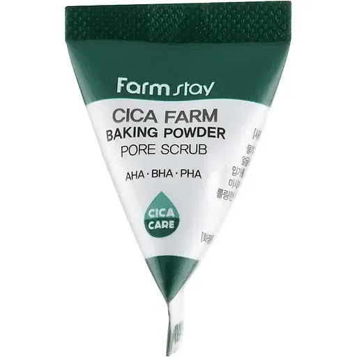 Скраб для обличчя FarmStay Cica Farm Baking Powder Pore Scrub з центеллою 7 г