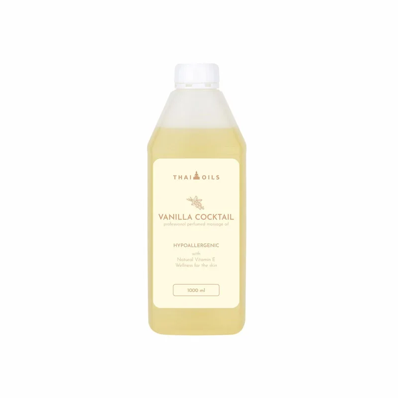 Професійна кокосова масажна олія Thai Oils «Vanilla cocktail» 1000 мл (7035185)