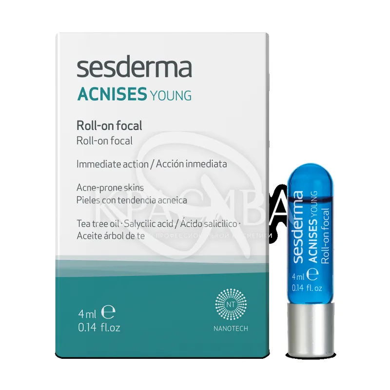 Себорегулюючий ролл-коректор проти акне Sesderma Laboratories Acnises Young Roll On 4 мл