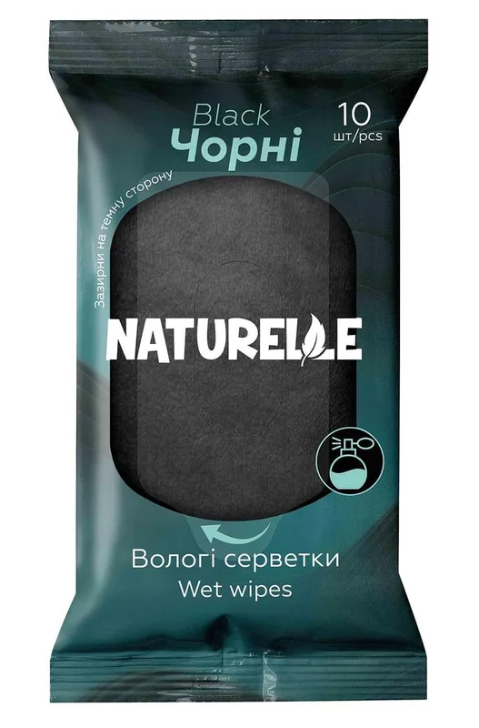 Вологі серветки універсальні Naturelle Classic Fresh&Mint 10 шт. Чорний (000005633)
