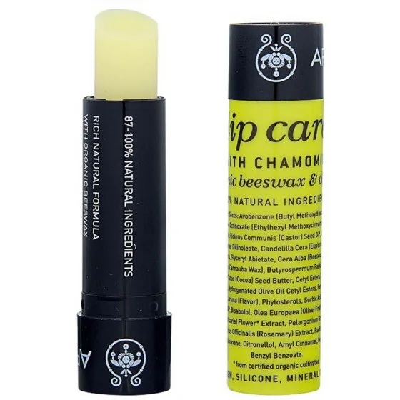 Apivita Бальзам для губ з SPF 15, з бджолиним воском і ромашкою Lip Care with Chamomile SPF 15, 4.4 г