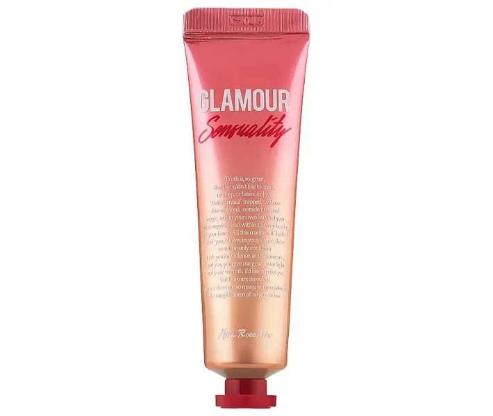Крем для рук з деревно-мускусним ароматом - Kiss by Rosemine Glamour Sensuality Hand Cream, 30 мл