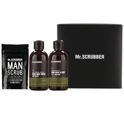 Подарунковий набір Mr.Scrubber "Man Basic" (body/scr/100g + sh/gel/265 ml + shm/265 ml)