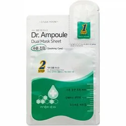 Маска тканинна "Ампульна эсенція" Etude House Dr. Ampoule Dual Mask Soothing Care