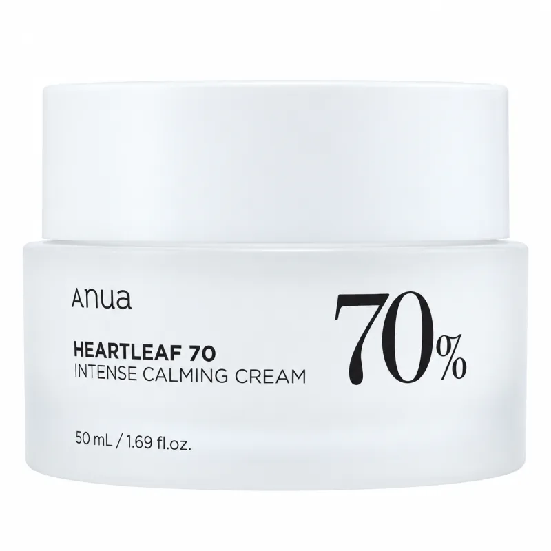 Заспокійливий крем для обличчя ANUA Heartleaf 70% Intense Calming Cream 50ml
