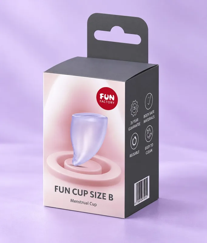 Менструальна чаша Fun Factory FUN CUP SIZE B Purple d 4,3 см 30 мл (SX3674)