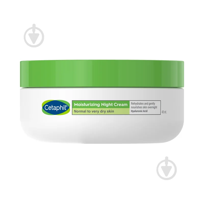 Крем для обличчя нічний Cetaphil Нічне відновлення для нормальної, чутливої та дуже сухої шкіри 48 г