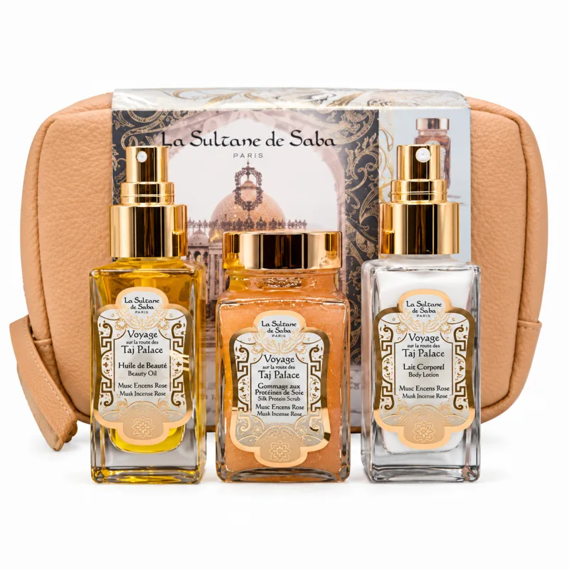 Набір для тіла з косметичкою Тадж Палас La Sultane de Saba Trousse Corps Taj Palace