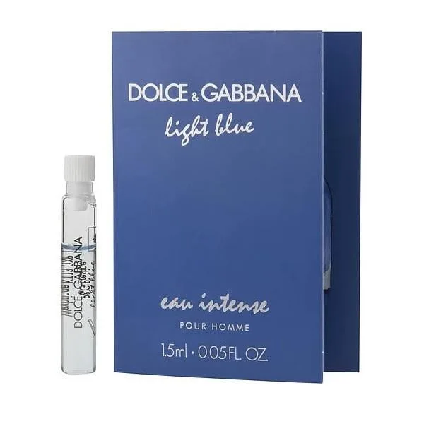 Парфумована вода для чоловіків Dolce&Gabbana Light Blue Eau Intense 1,5 мл пробник (382881)