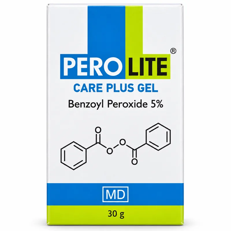 Гель для обличчя PEROLITE (Перолайт) Care Plus 5% догляд за шкірою, схильною до акне 30 г