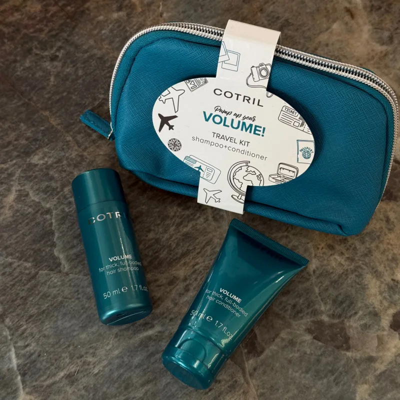 Cotril Volume Travel Kit Дорожній набір у косметичці для об'єму волосся