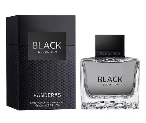 Чоловіча брендова туалетна вода ANTONIO BANDERAS Seduction in Black 100ml оригінал, східний пряний аромат